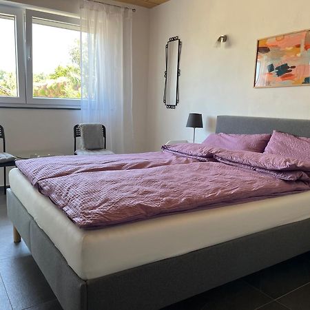 Apartment 100 Qm Im Weindorf - Balkon/Garage Aspisheim Ngoại thất bức ảnh